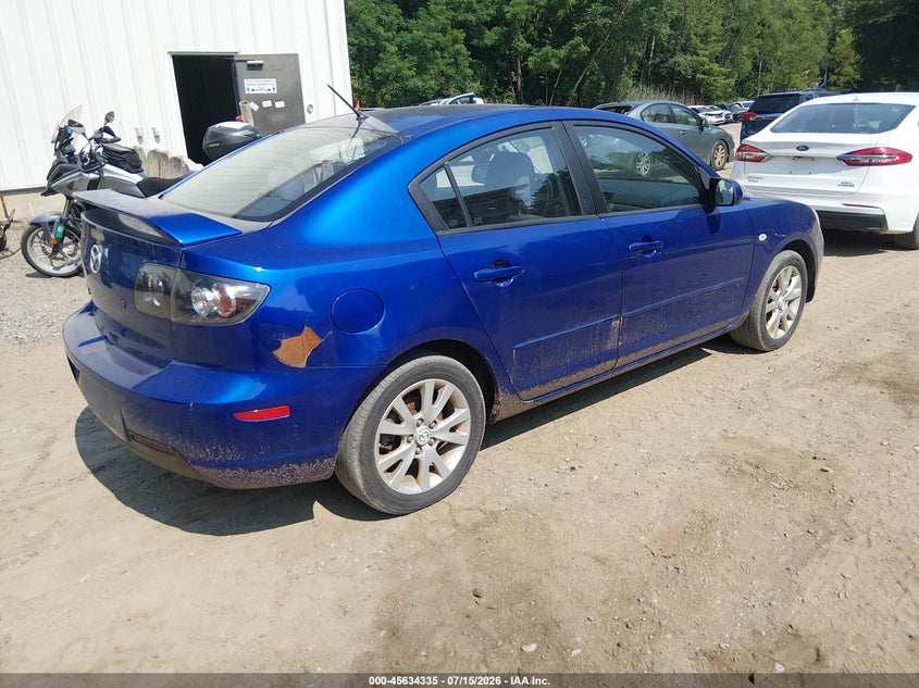 2007 Mazda 3 VIN JM1BK323371746488 IAAI salvage auction — NORMAL WEAR, Clear (Pennsylvania), sold $250 on 2026-07-23 (photo 4)