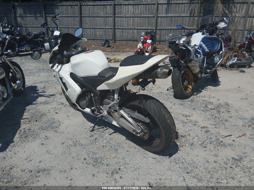 2004 Honda Cbr600 VIN JH2PC37074M106710 IAAI salvage auction — NORMAL WEAR, Clear (South Carolina), sold $475 on 2026-07-28 (photo 3)