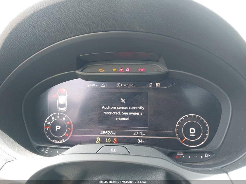 2018 Audi A3 VIN WAUAUGFF9J1088827 IAAI salvage auction — UNKNOWN, Salvage Title, sold $3,850 on 2026-07-27 (photo 7)