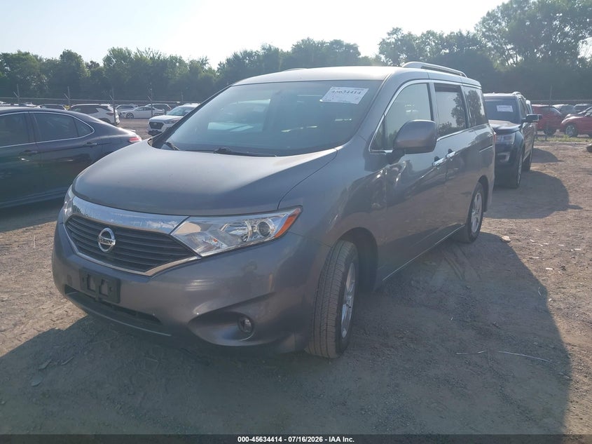 2016 Nissan Quest VIN JN8AE2KP6G9156999 IAAI salvage auction — NORMAL WEAR, Clear (Illinois), sold $25 on 2026-07-29 (photo 2)