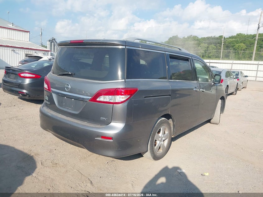 2016 Nissan Quest VIN JN8AE2KP6G9156999 IAAI salvage auction — NORMAL WEAR, Clear (Illinois), sold $25 on 2026-07-29 (photo 4)