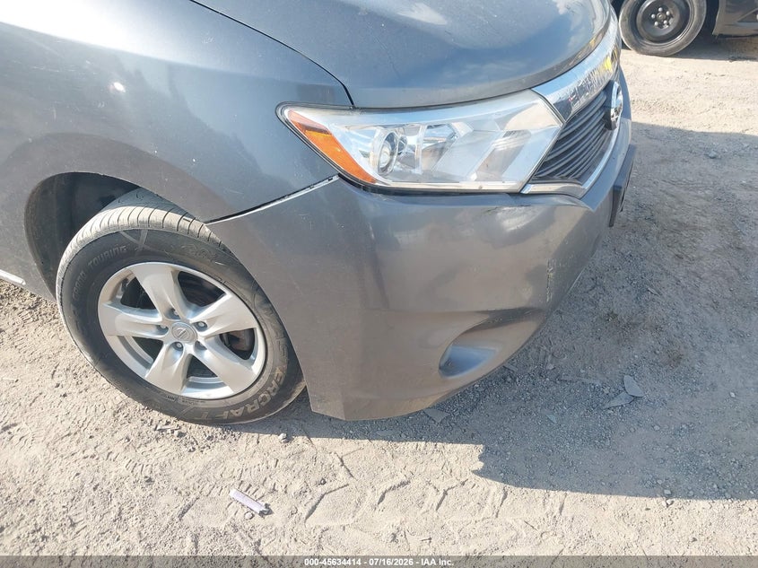 2016 Nissan Quest VIN JN8AE2KP6G9156999 IAAI salvage auction — NORMAL WEAR, Clear (Illinois), sold $25 on 2026-07-29 (photo 6)