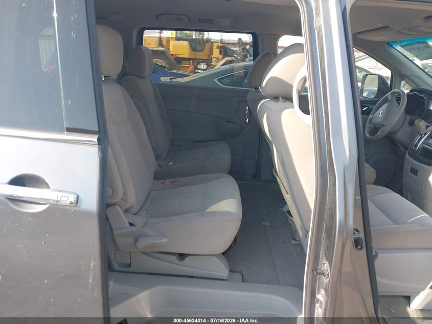 2016 Nissan Quest VIN JN8AE2KP6G9156999 IAAI salvage auction — NORMAL WEAR, Clear (Illinois), sold $25 on 2026-07-29 (photo 8)