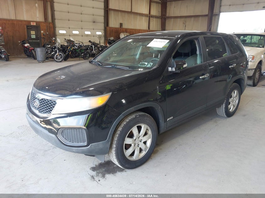 2011 Kia Sorento VIN 5XYKTCA19BG187499 IAAI salvage auction — SIDE, Mv-907A (New York), sold $775 on 2026-08-01 (photo 2)