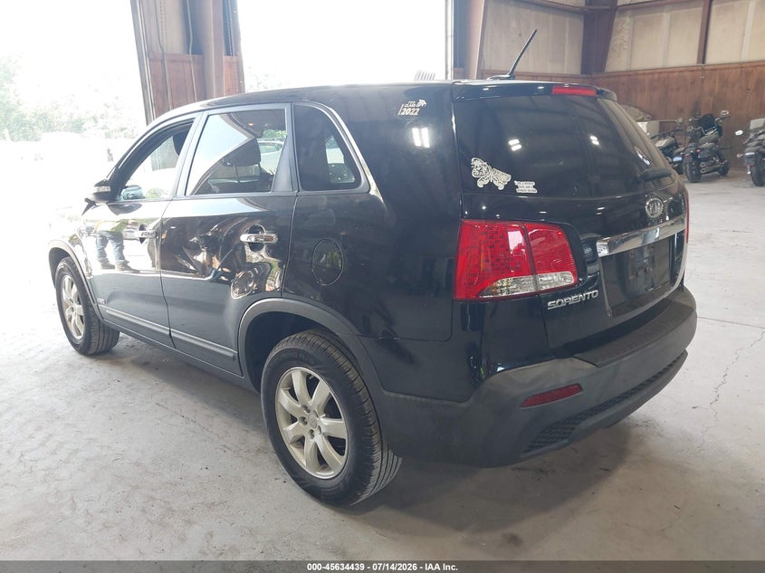2011 Kia Sorento VIN 5XYKTCA19BG187499 IAAI salvage auction — SIDE, Mv-907A (New York), sold $775 on 2026-08-01 (photo 3)