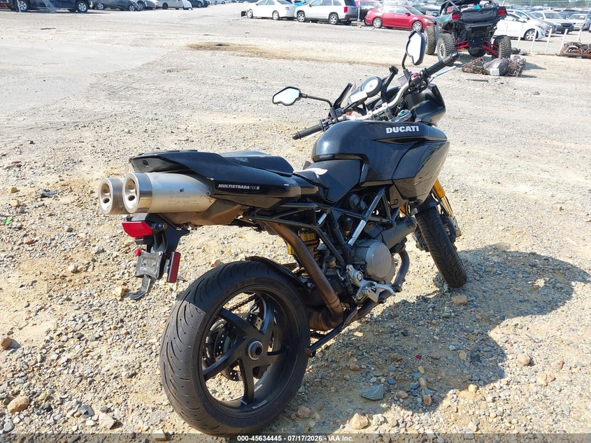 2007 Ducati Multistrada VIN ZDM1VACP37B018550 IAAI salvage auction — FRONT END, Salvage (North Carolina), sold $325 on 2026-08-05 (photo 4)