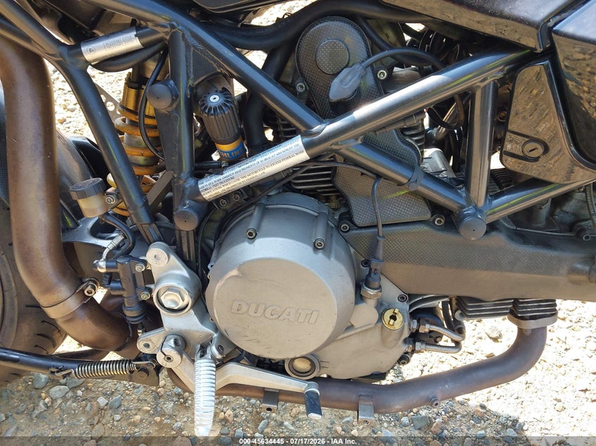 2007 Ducati Multistrada VIN ZDM1VACP37B018550 IAAI salvage auction — FRONT END, Salvage (North Carolina), sold $325 on 2026-08-05 (photo 8)