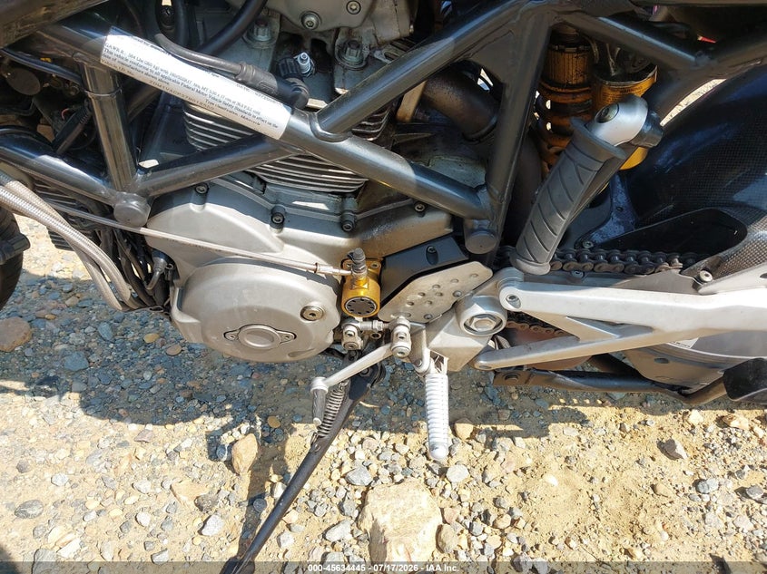 2007 Ducati Multistrada VIN ZDM1VACP37B018550 IAAI salvage auction — FRONT END, Salvage (North Carolina), sold $325 on 2026-08-05 (photo 9)
