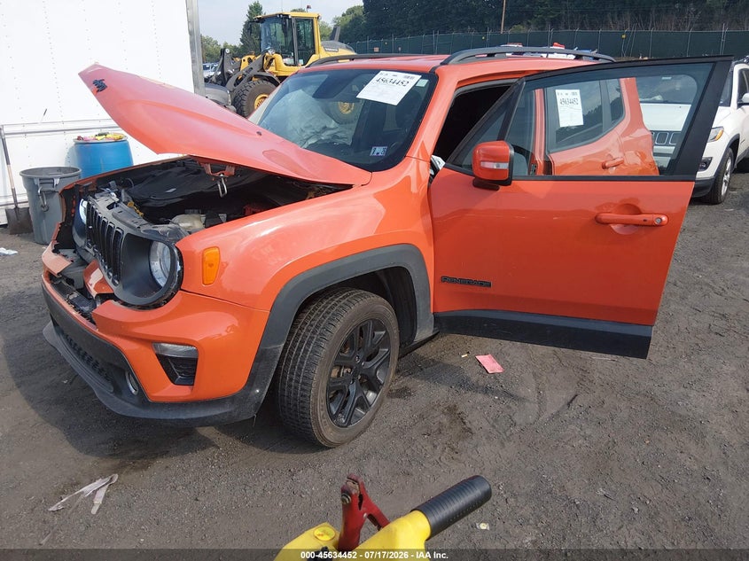 2019 Jeep Renegade VIN ZACNJBBB6KPJ93181 IAAI salvage auction — FRONT END, Wait Title, sold $650 on 2026-08-11 (photo 2)