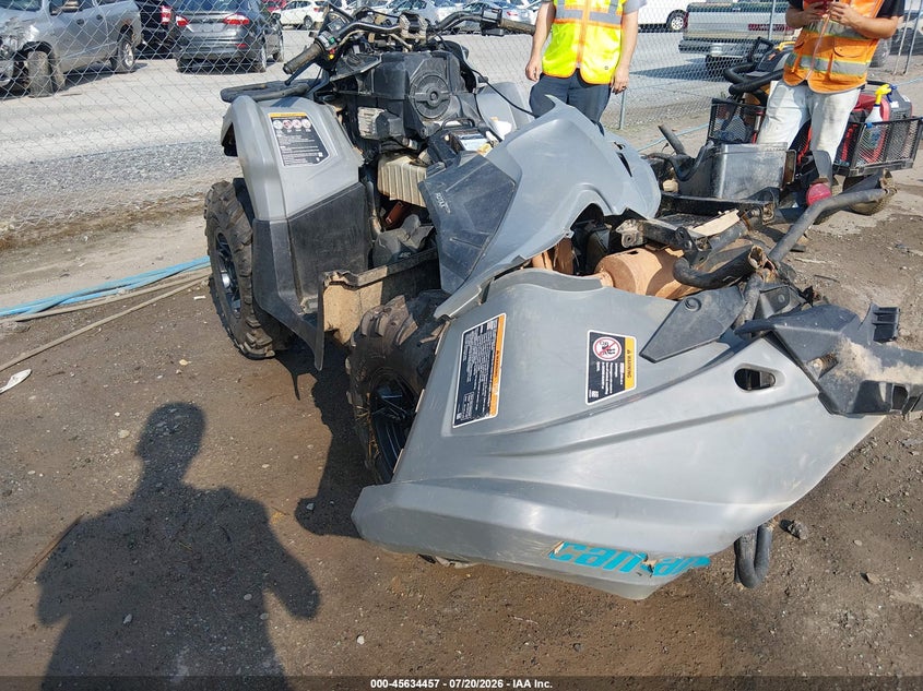 2022 Can-am/ brp Outlander VIN 3JBLGAR41NJ005480 IAAI salvage auction — ROLLOVER, Salvage Title, sold $450 on 2026-10-15 (photo 3)