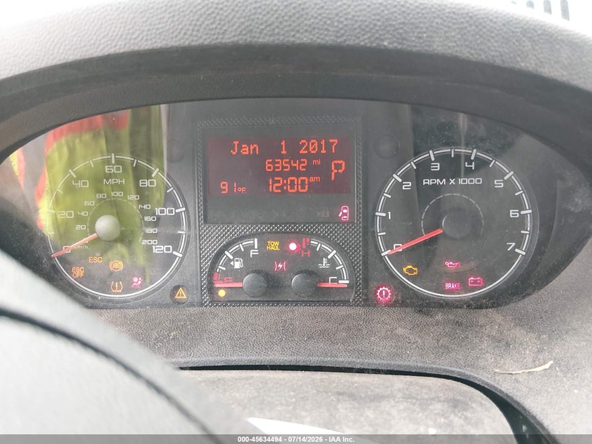 2020 Ram Promaster city VIN 3C6URVJG8LE124780 IAAI salvage auction — LEFT & RIGHT, Salvage Title, sold $5,000 on 2026-07-26 (photo 7)