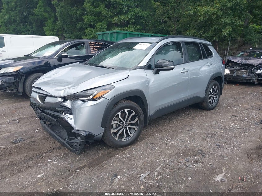 2025 Toyota Corolla cross VIN 7MUFBABG1SV073940 IAAI salvage auction — FRONT END, Salvage Title, sold $7,800 on 2026-09-03 (photo 2)