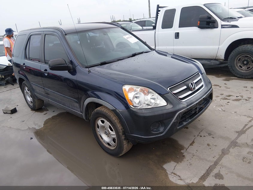 2006 Honda Cr-v VIN JHLRD685X6C011760 IAAI salvage auction — NORMAL WEAR, Original (Texas), sold $725 on 2026-07-21 (photo 1)