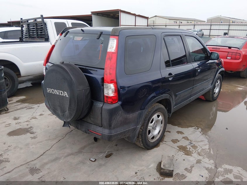 2006 Honda Cr-v VIN JHLRD685X6C011760 IAAI salvage auction — NORMAL WEAR, Original (Texas), sold $725 on 2026-07-21 (photo 4)