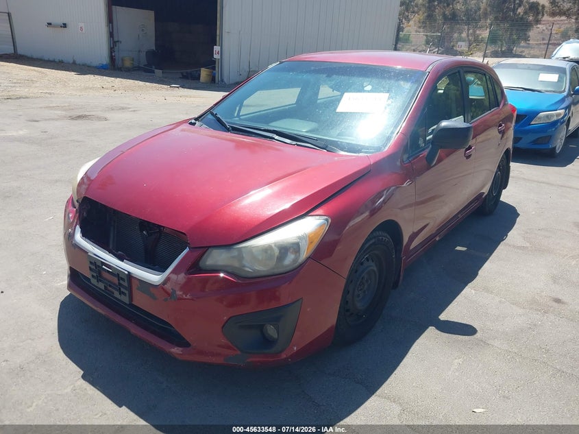 2014 Subaru Impreza VIN JF1GPAA64E8260189 IAAI salvage auction — NORMAL WEAR, Rebuilt (Washington), sold $425 on 2026-07-28 (photo 2)