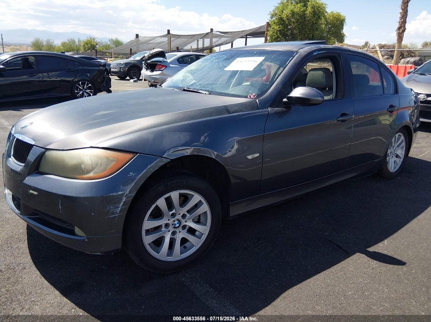 2006 BMW 3 series VIN WBAVB13586K000383 IAAI salvage auction — RIGHT FRONT, Salvage (Nevada), sold $300 on 2026-07-31 (photo 2)