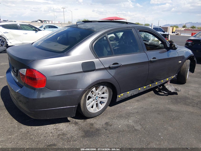 2006 BMW 3 series VIN WBAVB13586K000383 IAAI salvage auction — RIGHT FRONT, Salvage (Nevada), sold $300 on 2026-07-31 (photo 4)