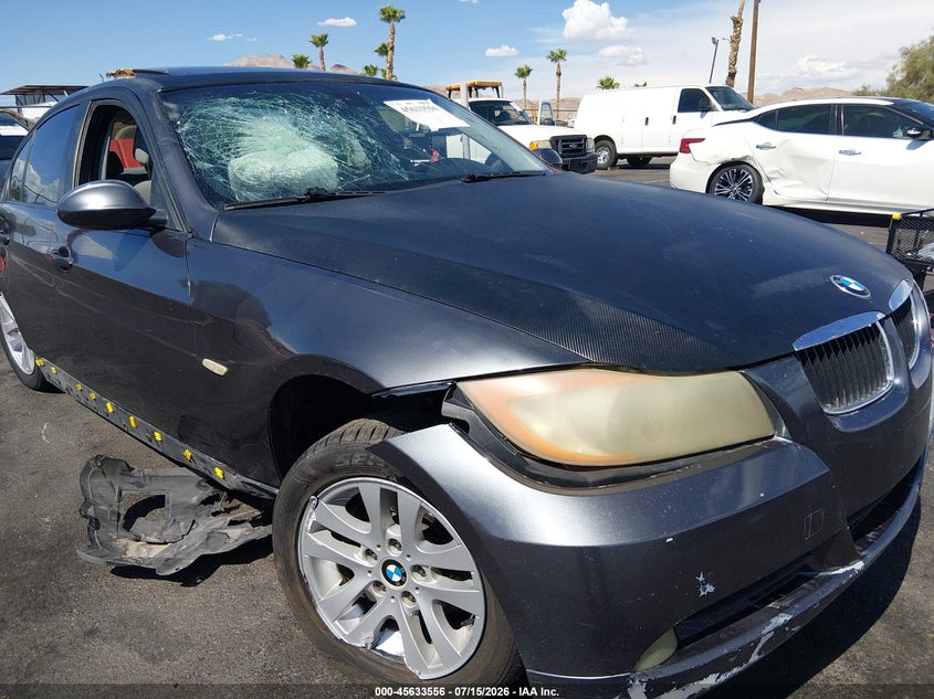 2006 BMW 3 series VIN WBAVB13586K000383 IAAI salvage auction — RIGHT FRONT, Salvage (Nevada), sold $300 on 2026-07-31 (photo 6)