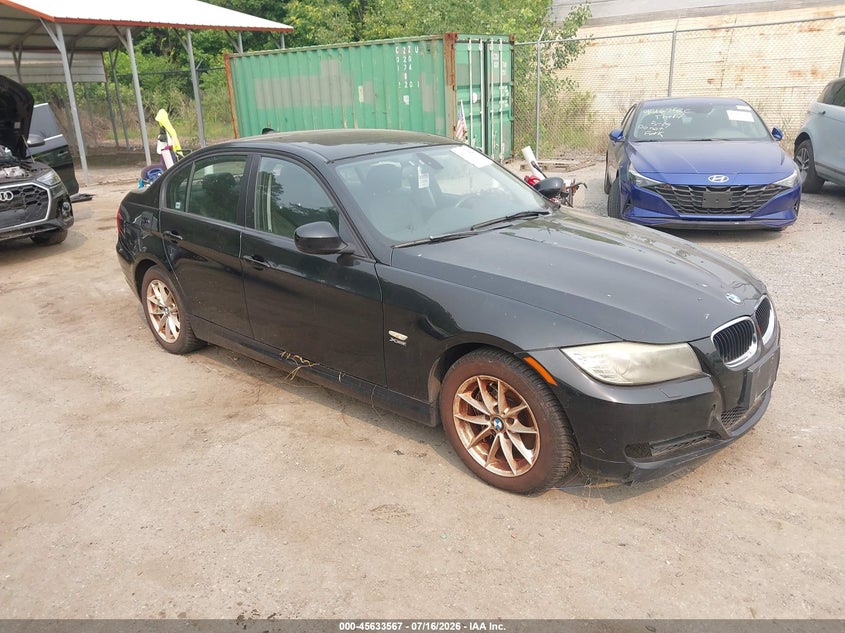 2010 BMW 3 series VIN WBAPK7C52AA460049 IAAI salvage auction — NORMAL WEAR, Clear (Maryland), sold $500 on 2026-07-28 (photo 1)