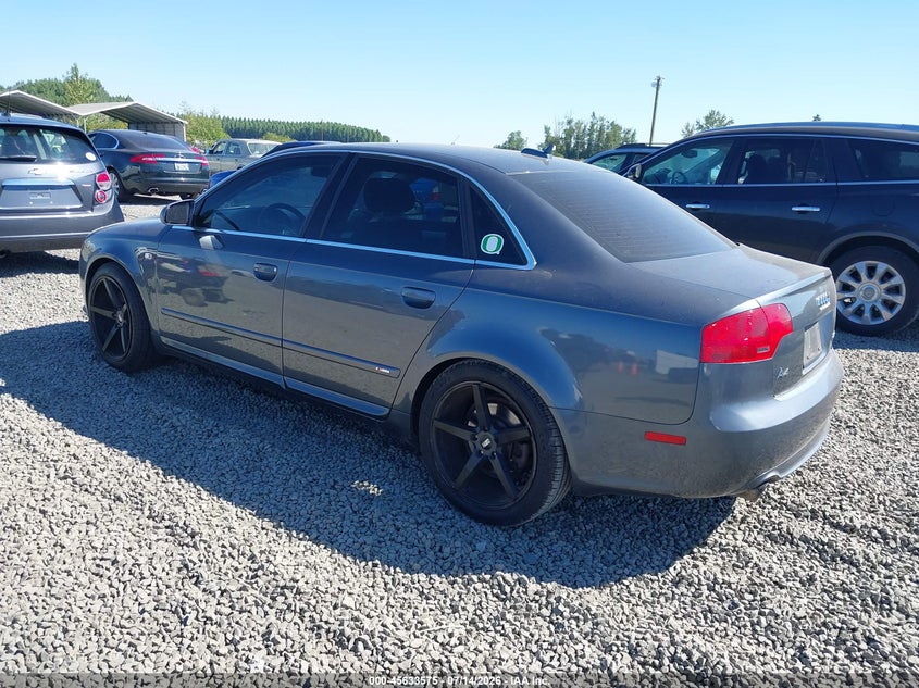 2006 Audi A4 VIN WAUBF78EX6A250250 IAAI salvage auction — NORMAL WEAR, Peddle Clear Public-Restricted (Oregon), sold $225 on 2026-07-29 (photo 3)
