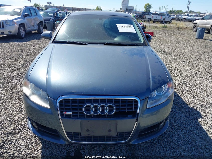 2006 Audi A4 VIN WAUBF78EX6A250250 IAAI salvage auction — NORMAL WEAR, Peddle Clear Public-Restricted (Oregon), sold $225 on 2026-07-29 (photo 6)