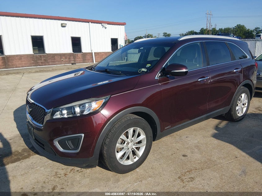 2016 Kia Sorento VIN 5XYPGDA38GG127643 IAAI salvage auction — NORMAL WEAR, Clear (Missouri), sold $125 on 2026-07-28 (photo 2)