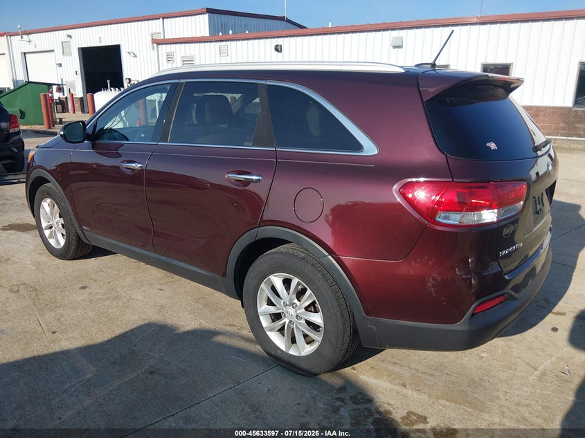 2016 Kia Sorento VIN 5XYPGDA38GG127643 IAAI salvage auction — NORMAL WEAR, Clear (Missouri), sold $125 on 2026-07-28 (photo 3)