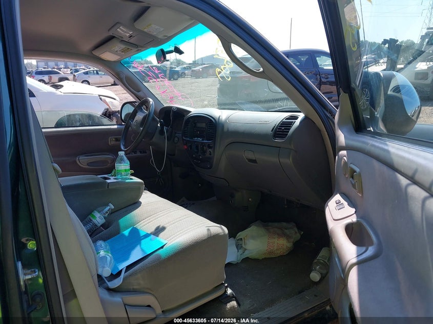 2000 Toyota Tundra VIN 5TBBT4418YS122116 IAAI salvage auction — NORMAL WEAR, Clear (Indiana), sold $300 on 2026-07-29 (photo 5)