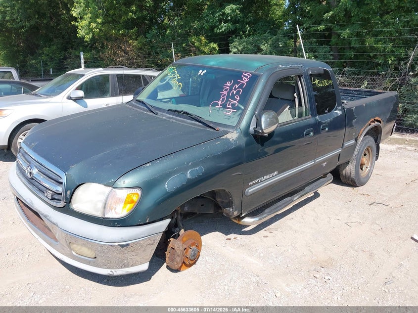 2000 Toyota Tundra VIN 5TBBT4418YS122116 IAAI salvage auction — NORMAL WEAR, Clear (Indiana), sold $300 on 2026-07-29 (photo 6)