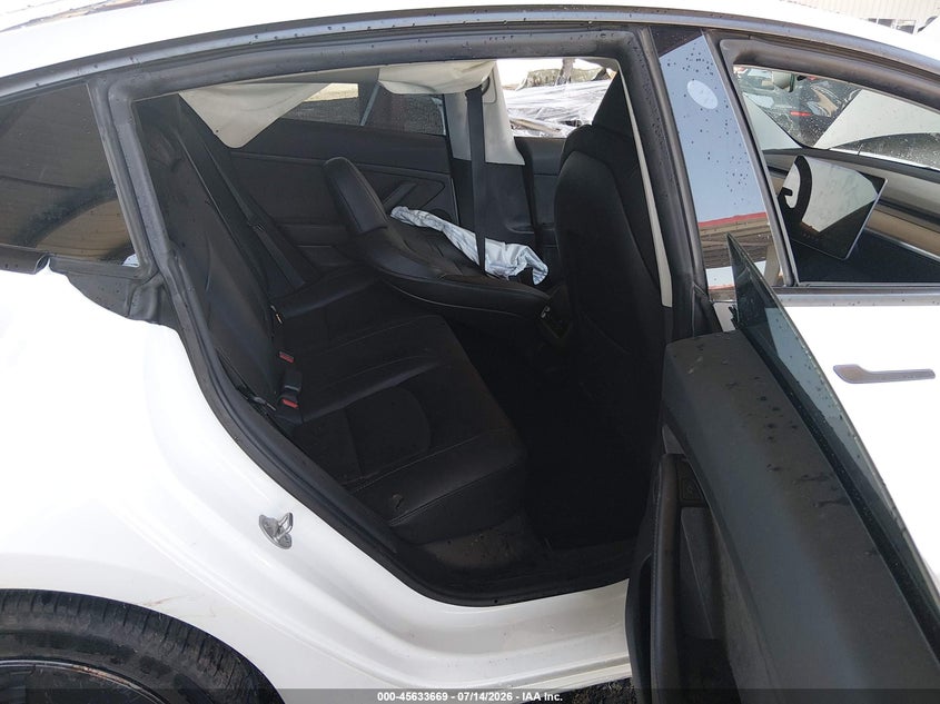 2023 Tesla Model 3 VIN 5YJ3E1EA7PF560230 IAAI salvage auction — SIDE, Salvage Title, sold $4,600 on 2026-07-29 (photo 8)