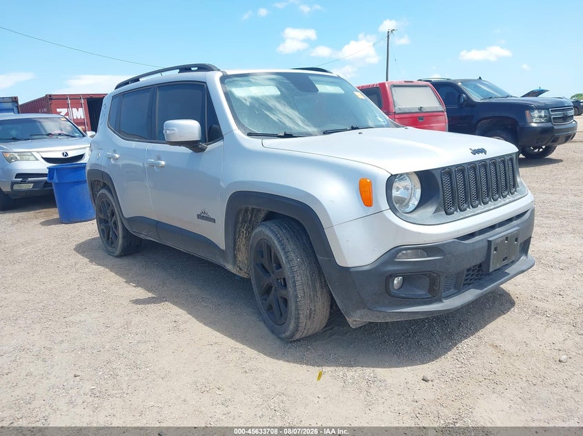 2017 Jeep Renegade VIN ZACCJABB6HPF63252 IAAI salvage auction — NORMAL WEAR, Original (Texas), sold $4,700 on 2026-08-19 (photo 1)