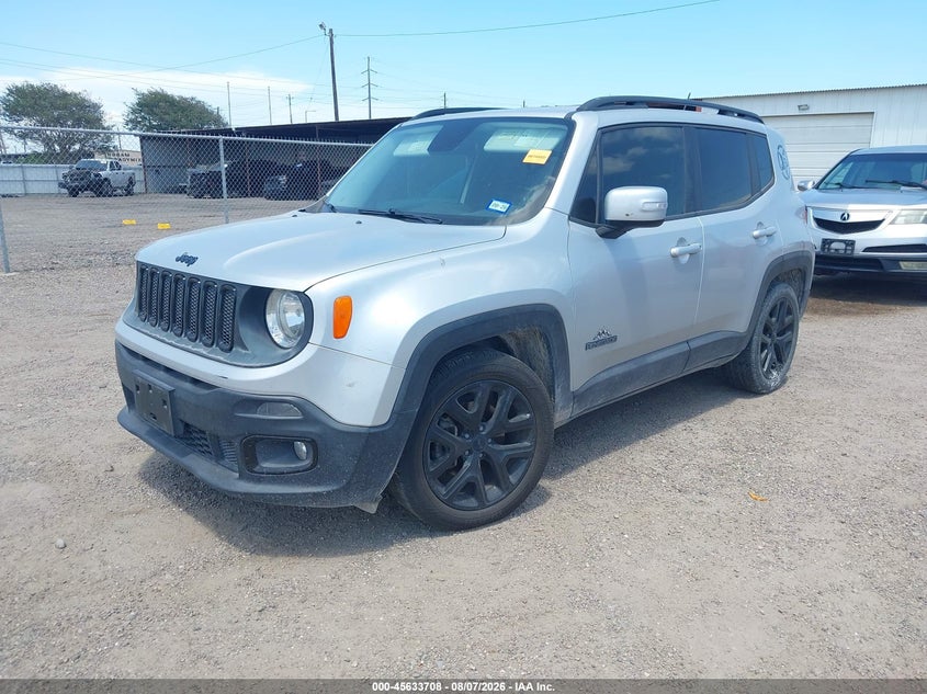 2017 Jeep Renegade VIN ZACCJABB6HPF63252 IAAI salvage auction — NORMAL WEAR, Original (Texas), sold $4,700 on 2026-08-19 (photo 2)