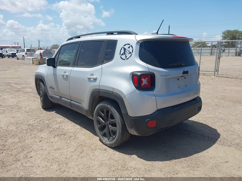 2017 Jeep Renegade VIN ZACCJABB6HPF63252 IAAI salvage auction — NORMAL WEAR, Original (Texas), sold $4,700 on 2026-08-19 (photo 3)
