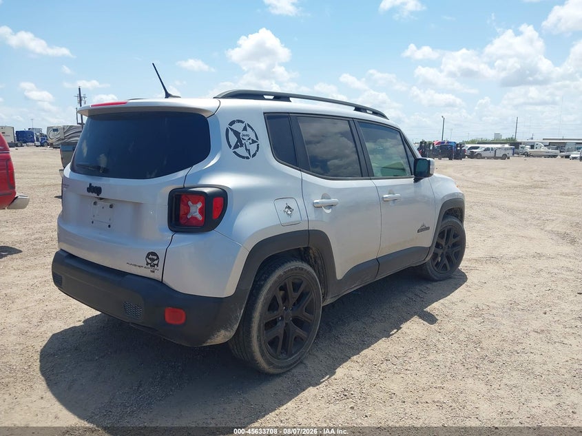2017 Jeep Renegade VIN ZACCJABB6HPF63252 IAAI salvage auction — NORMAL WEAR, Original (Texas), sold $4,700 on 2026-08-19 (photo 4)