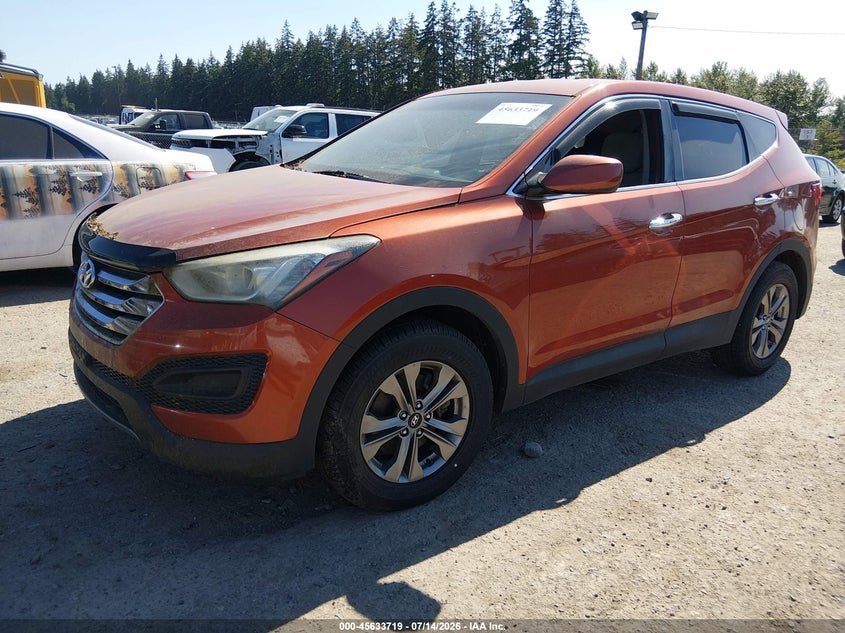 2015 Hyundai Santa fe VIN 5XYZTDLB6FG299502 IAAI salvage auction — NORMAL WEAR, Clear (Washington), sold $2,100 on 2026-07-22 (photo 2)