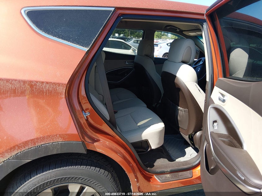 2015 Hyundai Santa fe VIN 5XYZTDLB6FG299502 IAAI salvage auction — NORMAL WEAR, Clear (Washington), sold $2,100 on 2026-07-22 (photo 8)