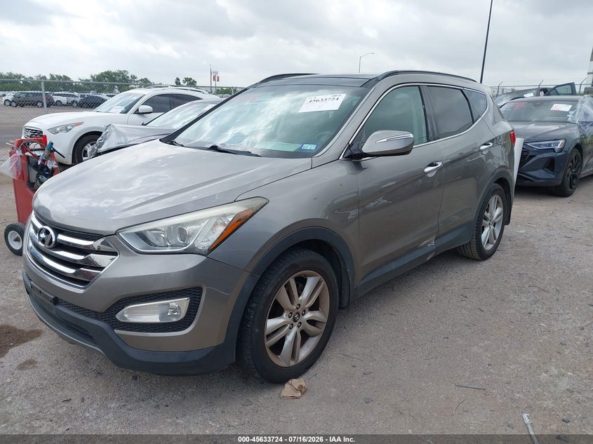 2014 Hyundai Santa fe VIN 5XYZW3LA2EG228921 IAAI salvage auction — NORMAL WEAR, Original (Texas), sold $25 on 2026-07-28 (photo 2)
