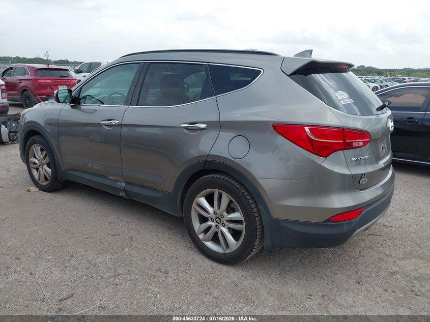 2014 Hyundai Santa fe VIN 5XYZW3LA2EG228921 IAAI salvage auction — NORMAL WEAR, Original (Texas), sold $25 on 2026-07-28 (photo 3)