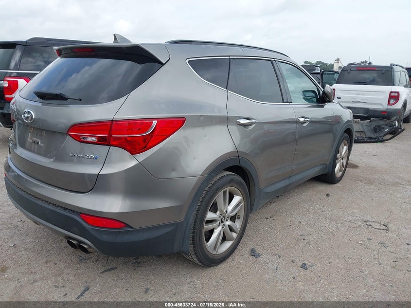 2014 Hyundai Santa fe VIN 5XYZW3LA2EG228921 IAAI salvage auction — NORMAL WEAR, Original (Texas), sold $25 on 2026-07-28 (photo 4)