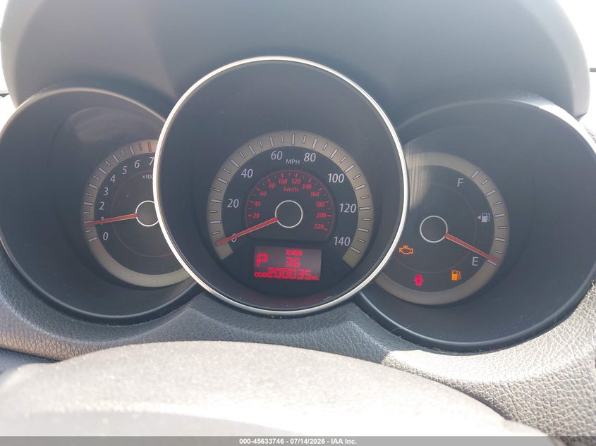 2011 Kia Forte VIN KNAFU4A24B5436844 IAAI salvage auction — NORMAL WEAR, Original (Ohio), sold $250 on 2026-07-28 (photo 7)