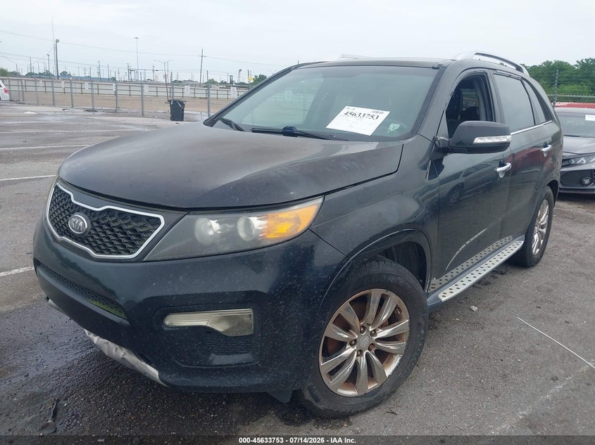2012 Kia Sorento VIN 5XYKW4A25CG303255 IAAI salvage auction — NORMAL WEAR, Clear (Louisiana), sold $925 on 2026-07-29 (photo 2)