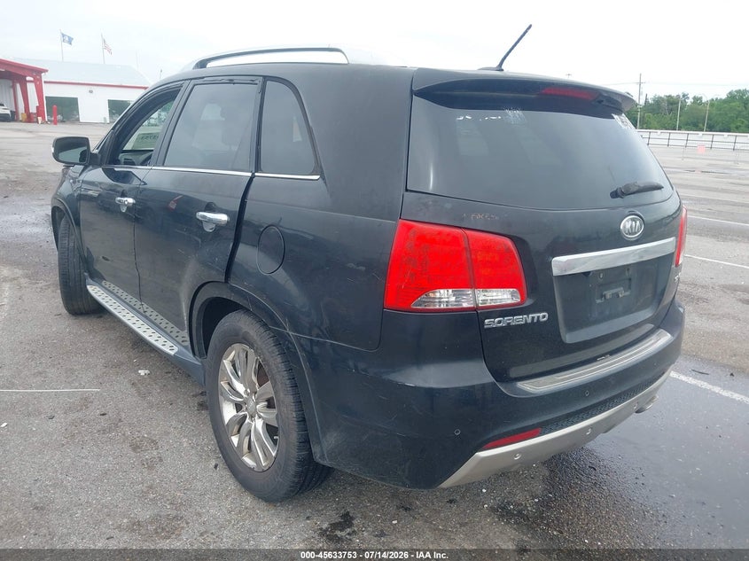 2012 Kia Sorento VIN 5XYKW4A25CG303255 IAAI salvage auction — NORMAL WEAR, Clear (Louisiana), sold $925 on 2026-07-29 (photo 3)