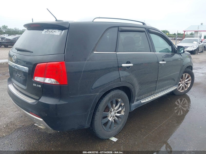 2012 Kia Sorento VIN 5XYKW4A25CG303255 IAAI salvage auction — NORMAL WEAR, Clear (Louisiana), sold $925 on 2026-07-29 (photo 4)