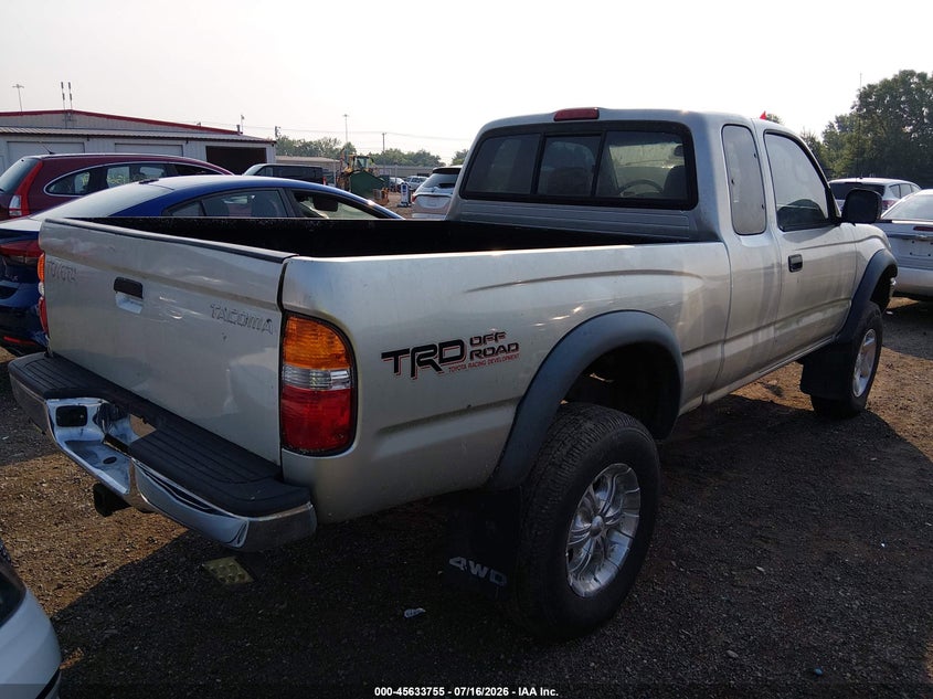 2003 Toyota Tacoma VIN 5TEWN72N63Z195541 IAAI salvage auction — NORMAL WEAR, Original (Ohio), sold $25 on 2026-07-29 (photo 4)