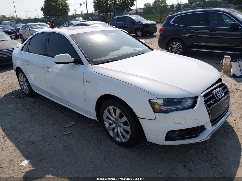 2015 Audi A4 VIN WAUBFAFLXFN012311 IAAI salvage auction — NORMAL WEAR, Clear (Pennsylvania), sold $1,450 on 2026-07-24 (photo 1)