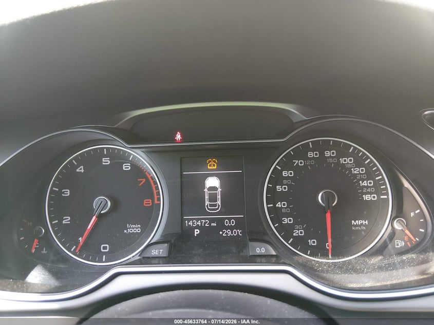 2015 Audi A4 VIN WAUBFAFLXFN012311 IAAI salvage auction — NORMAL WEAR, Clear (Pennsylvania), sold $1,450 on 2026-07-24 (photo 7)
