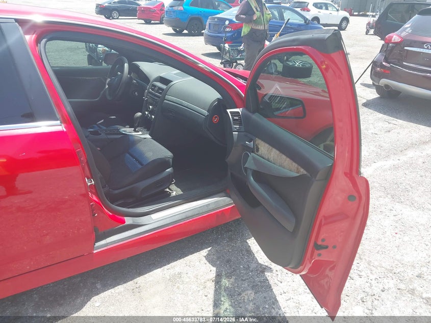 2008 Pontiac G8 VIN 6G2ER57798L144403 IAAI salvage auction — LEFT FRONT, Clear (Florida), sold $1,075 on 2026-07-30 (photo 5)