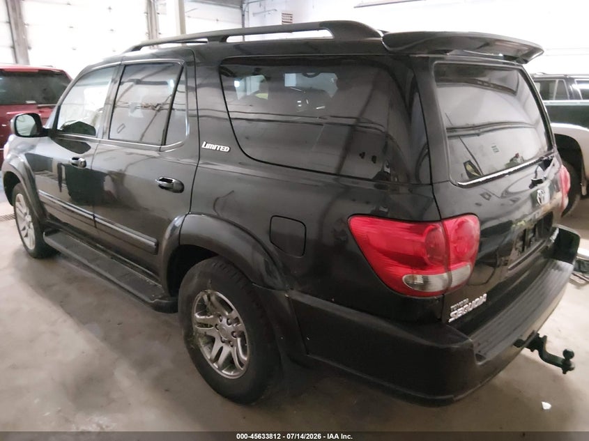 2005 Toyota Sequoia VIN 5TDBT48A25S251417 IAAI salvage auction — NORMAL WEAR, Clear (Minnesota), sold $575 on 2026-07-29 (photo 3)