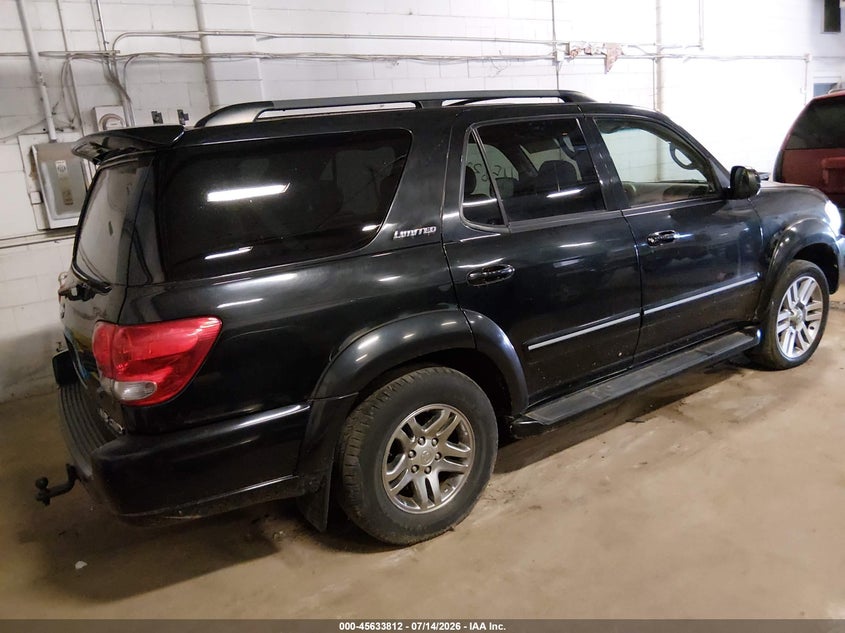 2005 Toyota Sequoia VIN 5TDBT48A25S251417 IAAI salvage auction — NORMAL WEAR, Clear (Minnesota), sold $575 on 2026-07-29 (photo 4)