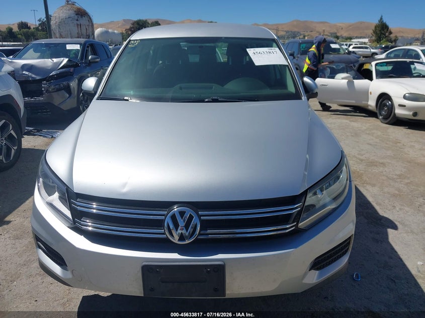 2014 Volkswagen Tiguan VIN WVGAV3AX6EW534865 IAAI salvage auction — NORMAL WEAR, Clear - Dealer Only (California), sold $600 on 2026-07-30 (photo 6)